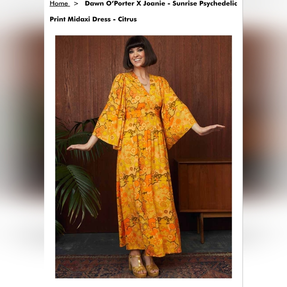 Joanie x Dawn O'Porter Psychedelic Dress